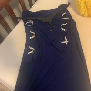 Blue bridesmaid dress